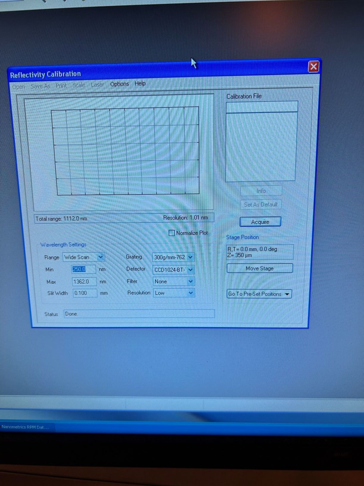 Photo Utilisé NANOMETRICS RPM Blue À vendre