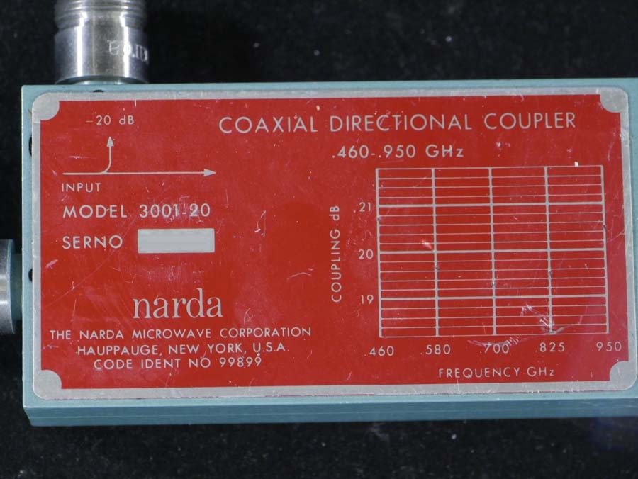 圖為 已使用的 NARDA 3001-20 待售