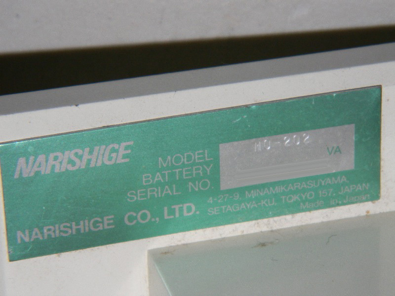 Photo Used NARISHIGE M0-202 For Sale