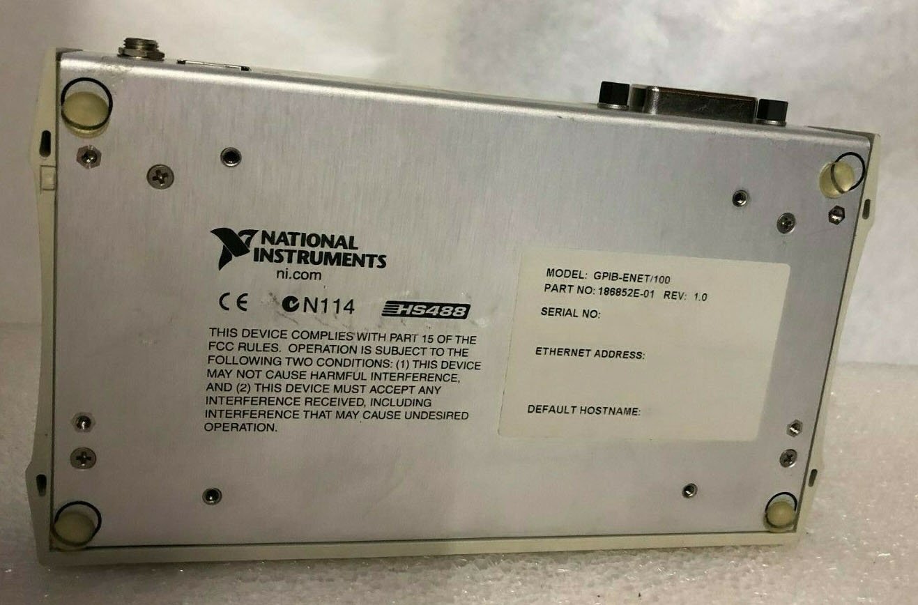 Photo Used NATIONAL INSTRUMENTS / NI GPIB-ENET / 100 For Sale