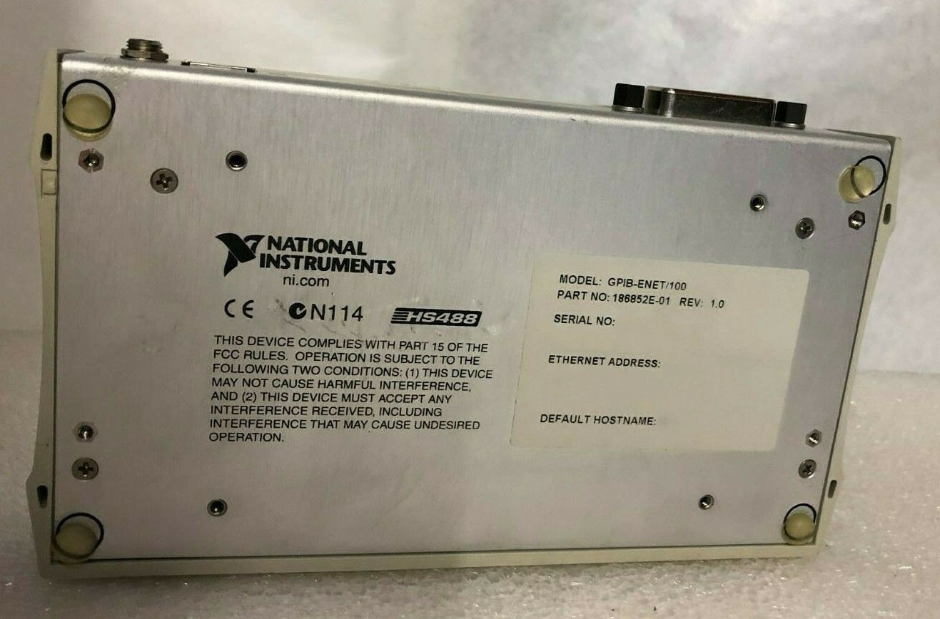 フォト（写真） 使用される NATIONAL INSTRUMENTS / NI GPIB-ENET / 100 販売のために