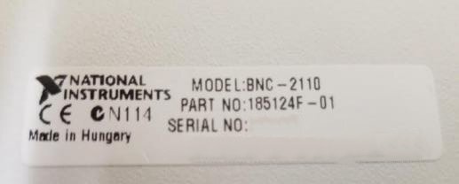 Photo Used NATIONAL INSTRUMENTS BNC-2110 For Sale