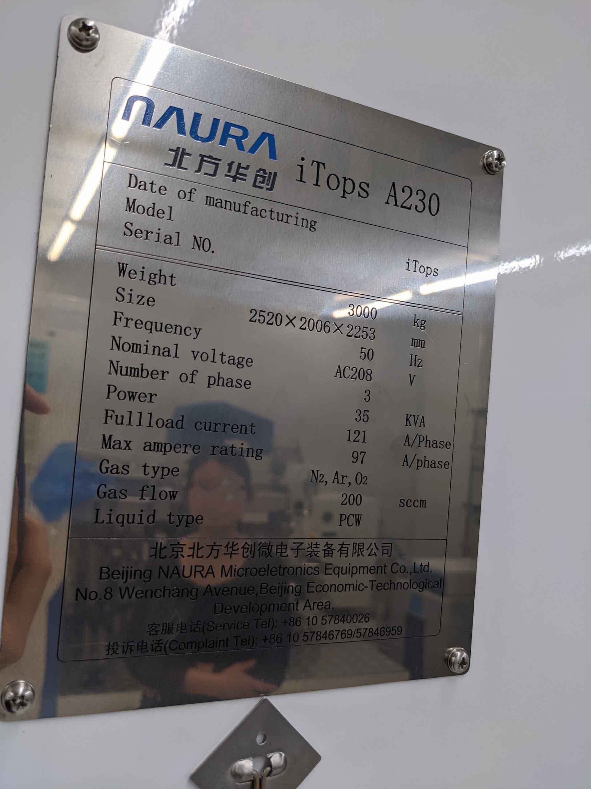 圖為 已使用的 NAURA / AKRION iTOPS A230 待售