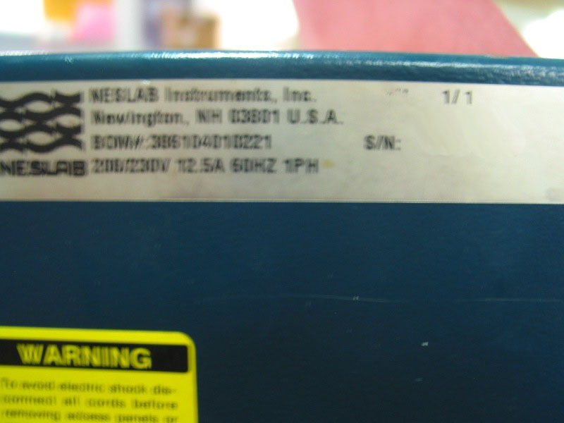 フォト（写真） 使用される NESLAB HX-75 販売のために