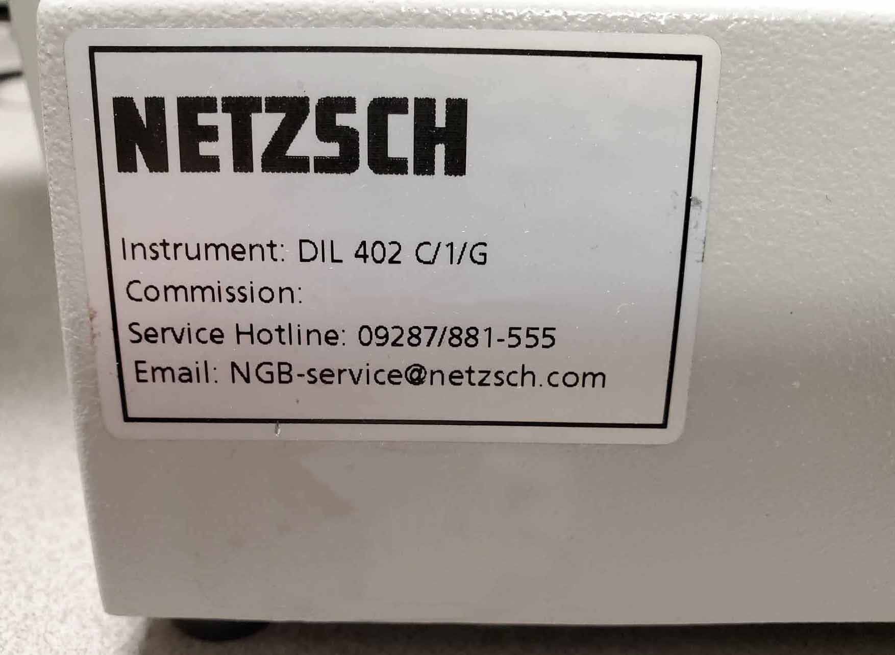 图为 已使用的 NETZSCH DIL 402 C/1/G 待售