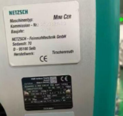 フォト（写真） 使用される NETZSCH Minicer 販売のために