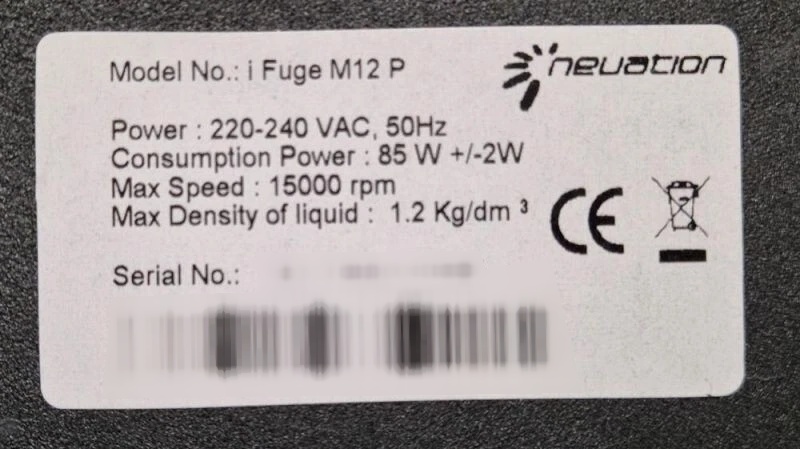 圖為 已使用的 NEUATION iFuge M12P 待售