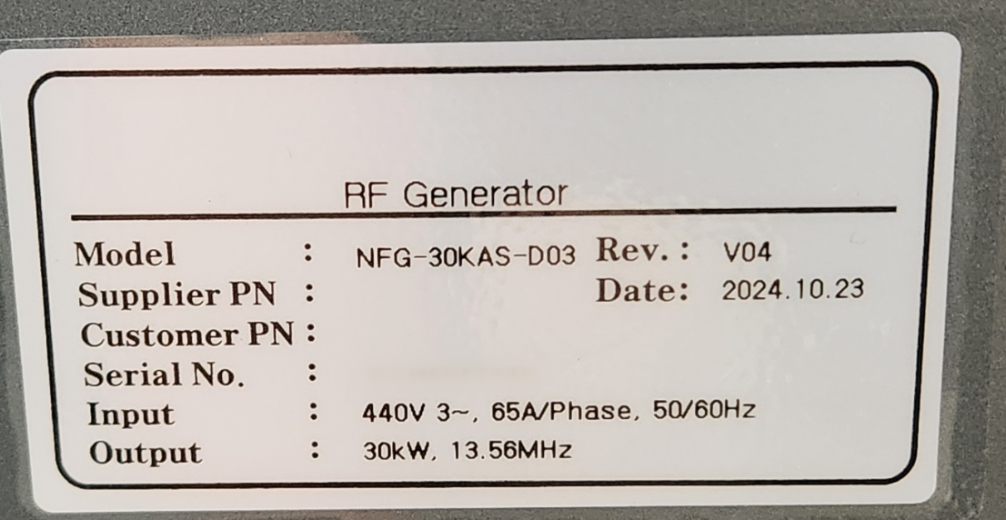 사진 사용됨 NEW POWER PLASMA / NPP NFG-30KAS 판매용