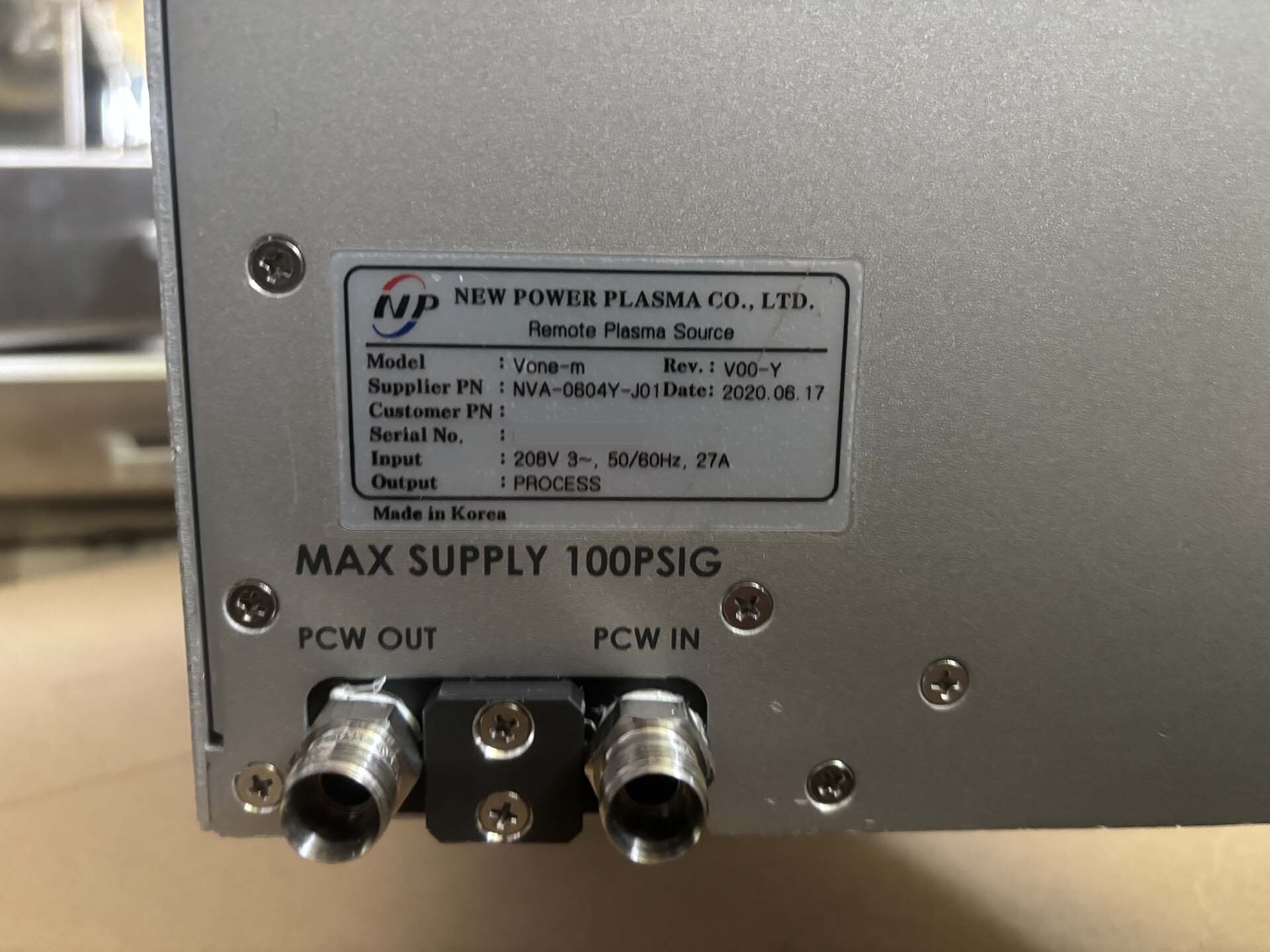 Photo Used NEW POWER PLASMA / NPP Vone-M For Sale