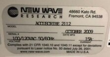 Photo Used NEW WAVE Accuscribe 2112 For Sale