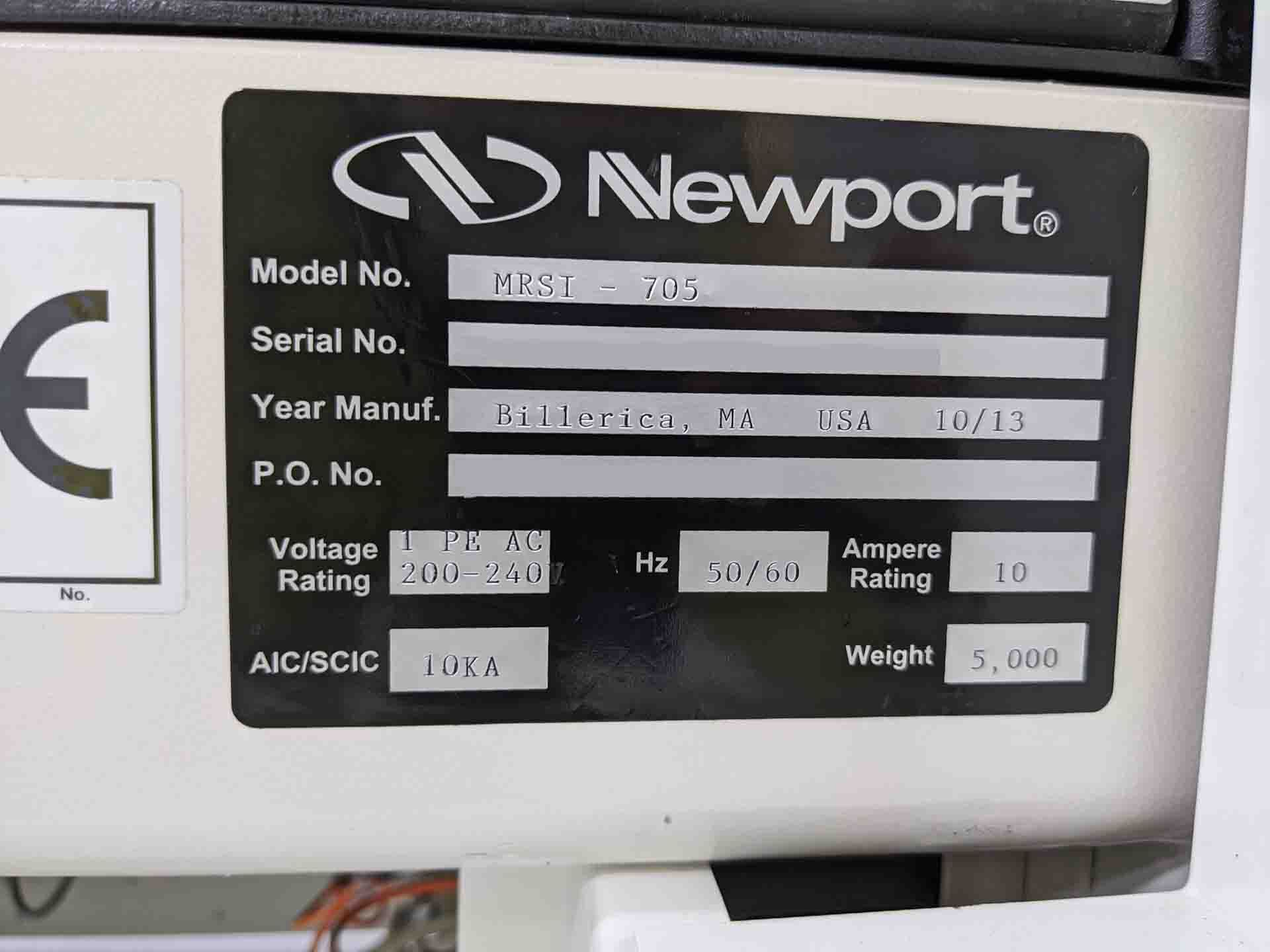 フォト（写真） 使用される NEWPORT MRSI 705 販売のために