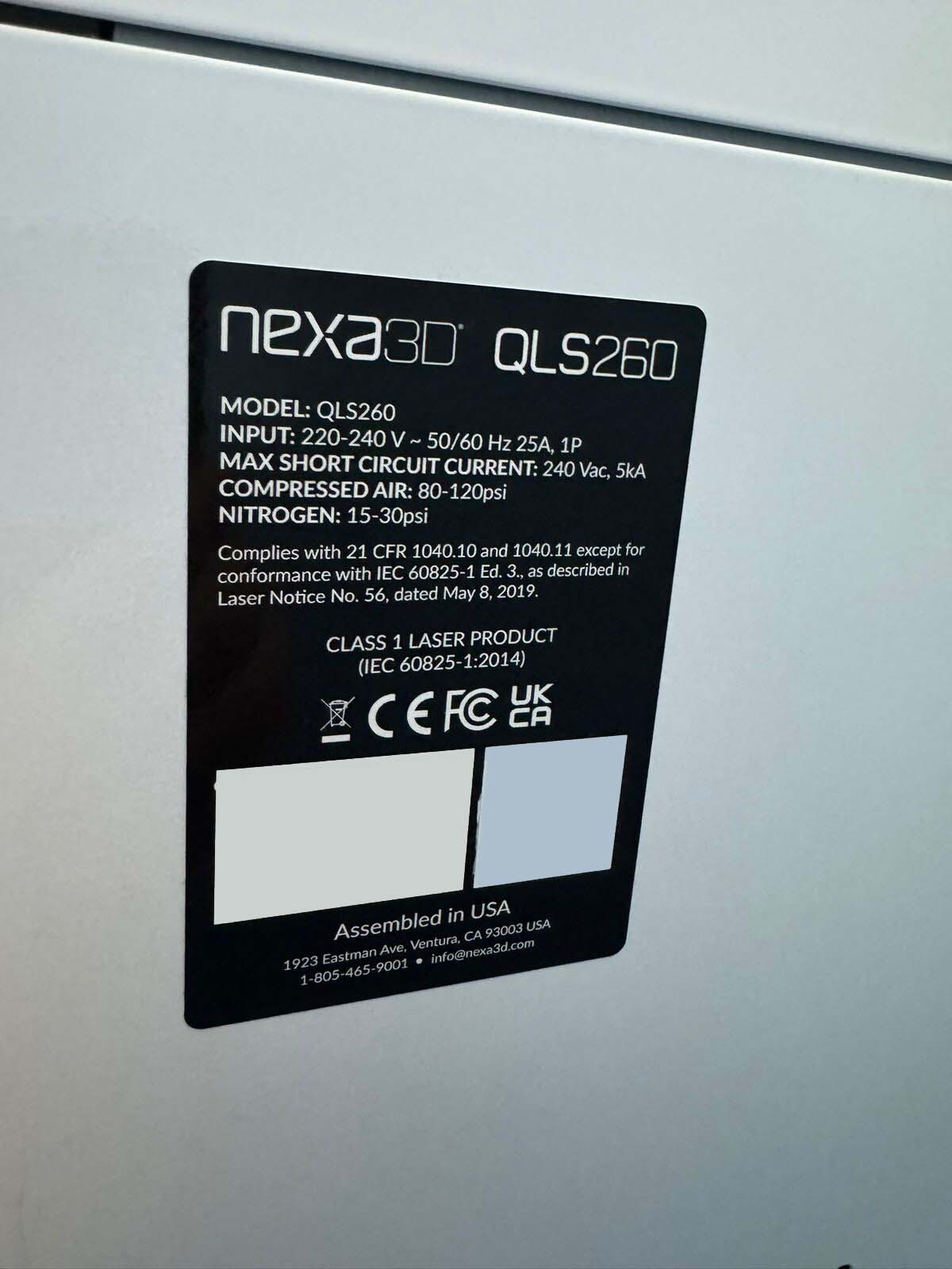 フォト（写真） 使用される NEXA3D QLS260 販売のために