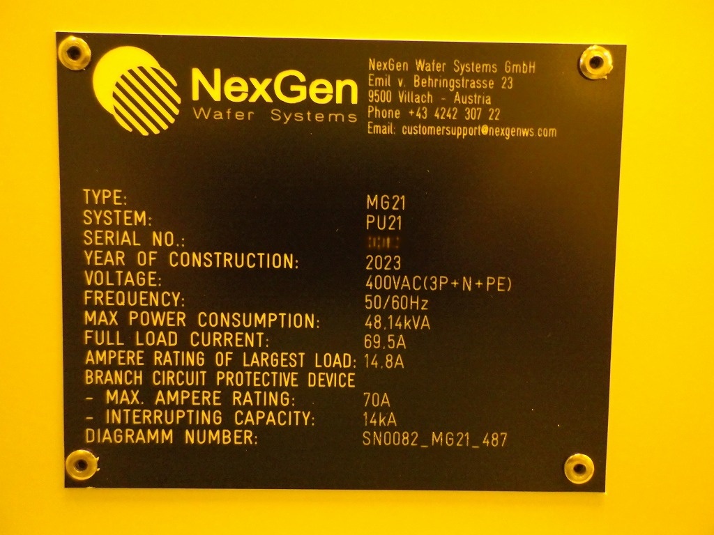 사진 사용됨 NEXGEN MG21 판매용