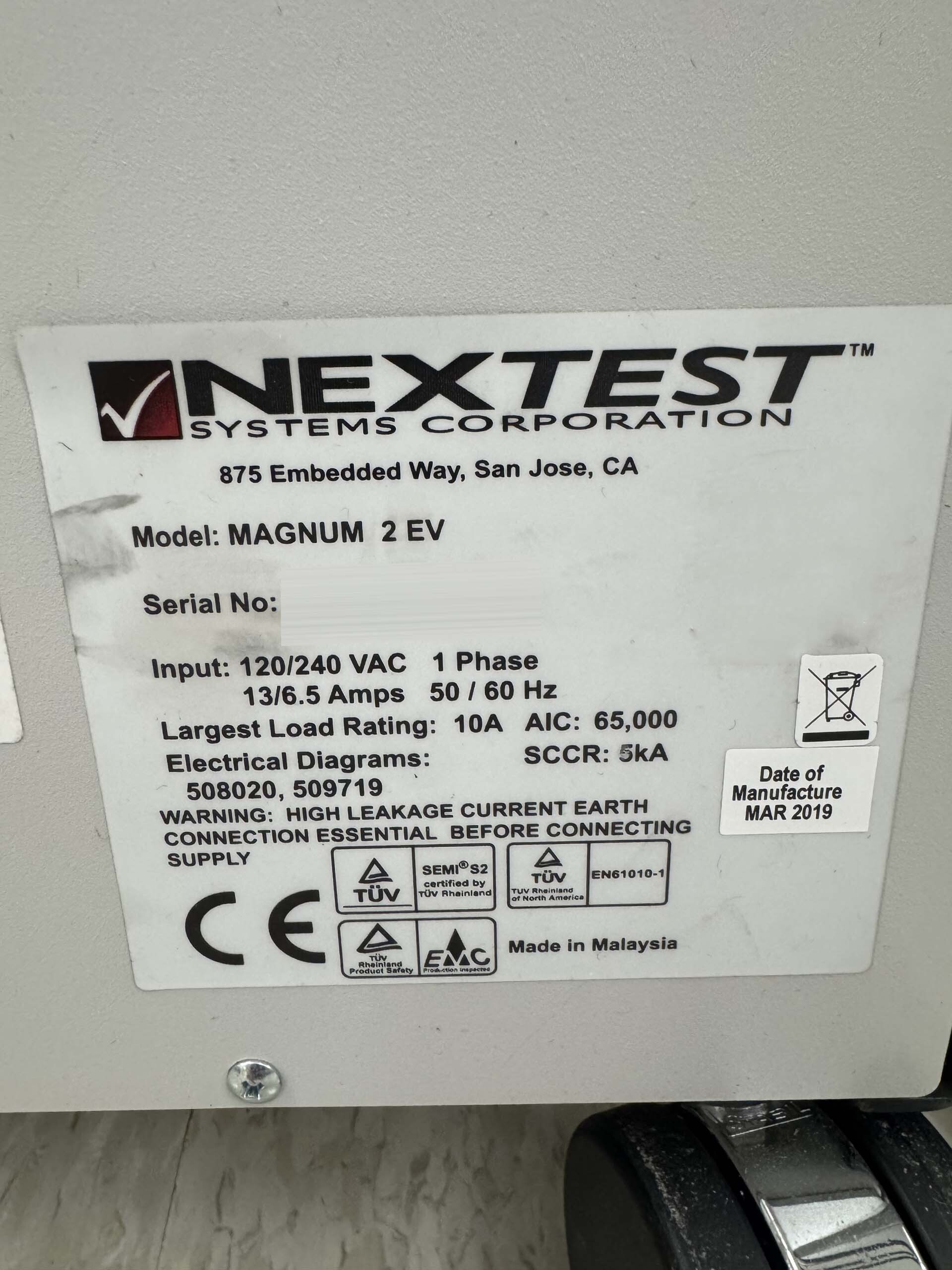 圖為 已使用的 NEXTEST / TERADYNE Magnum II EV 待售