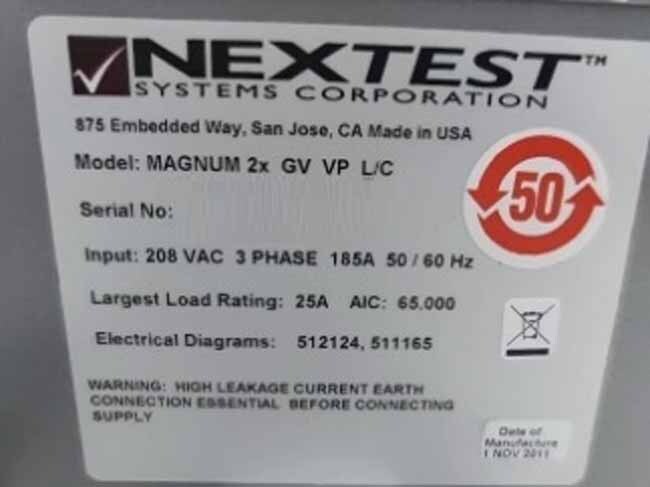 Photo Used NEXTEST / TERADYNE Magnum IIx GV For Sale