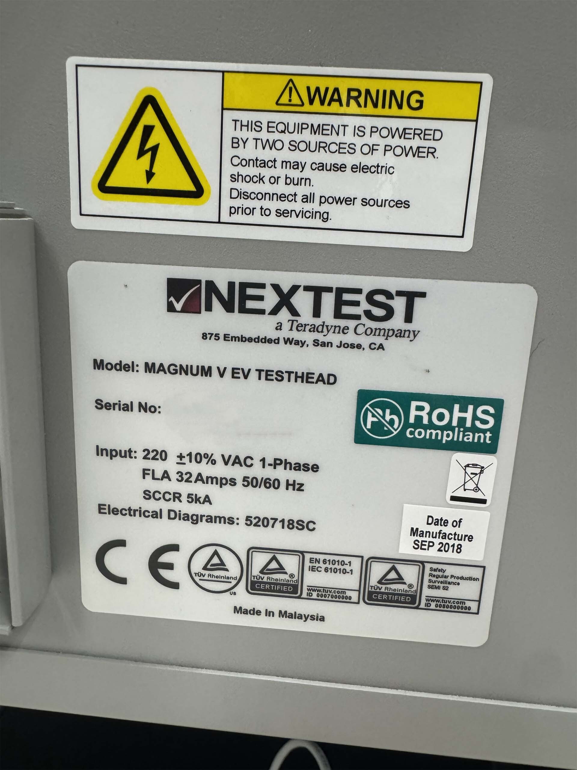 图为 已使用的 NEXTEST / TERADYNE Magnum V EV 待售