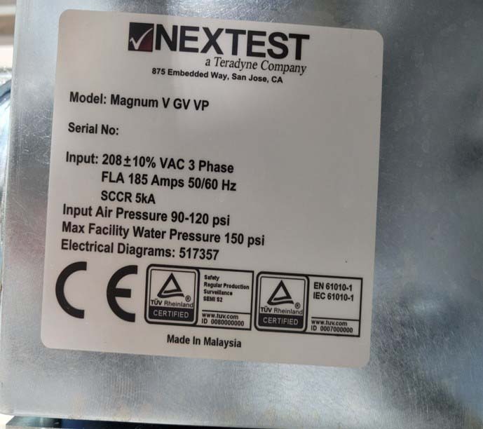 Photo Utilisé NEXTEST / TERADYNE Magnum V GV VP À vendre