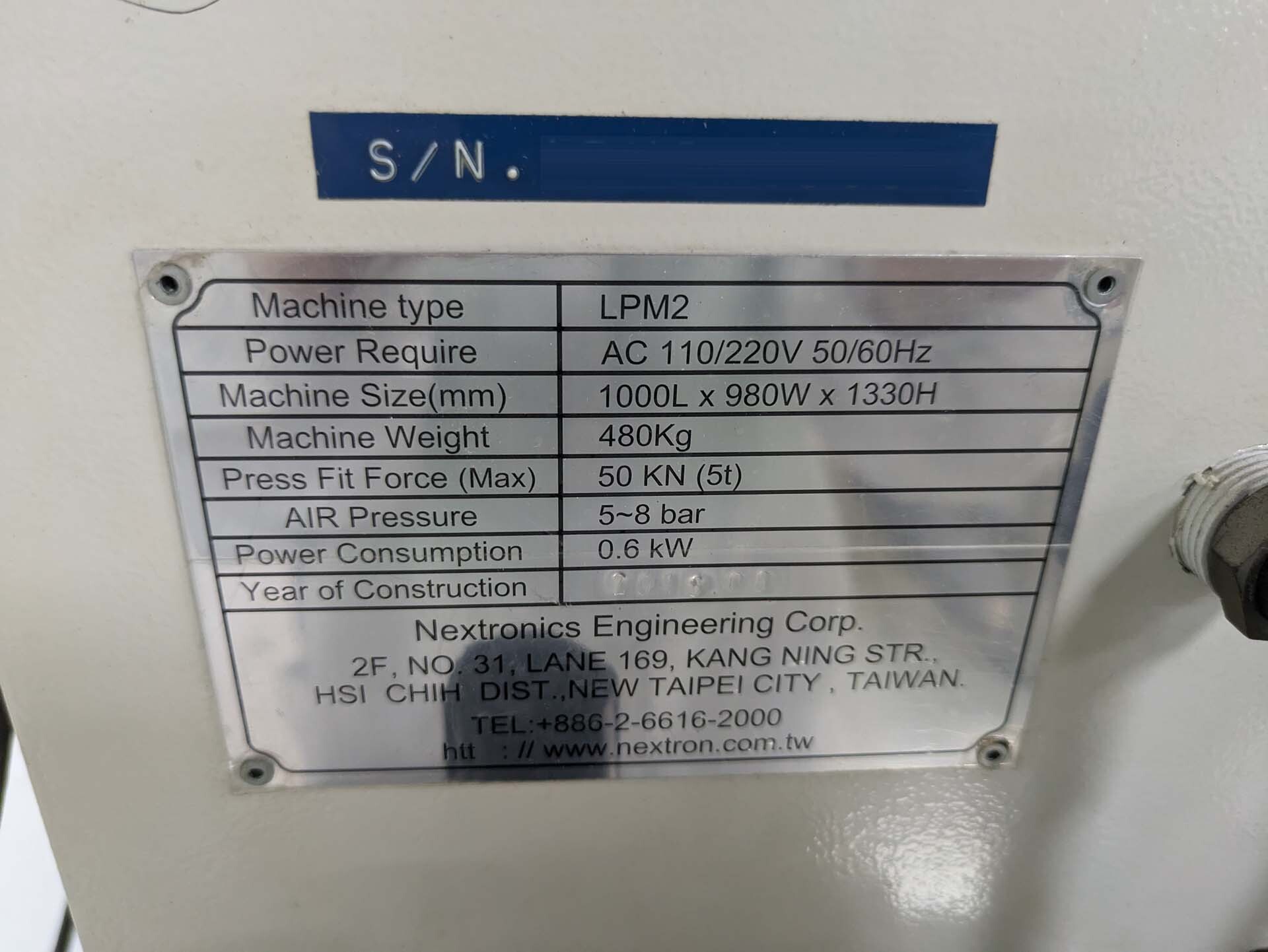 Photo Utilisé NEXTRON LPM2 À vendre