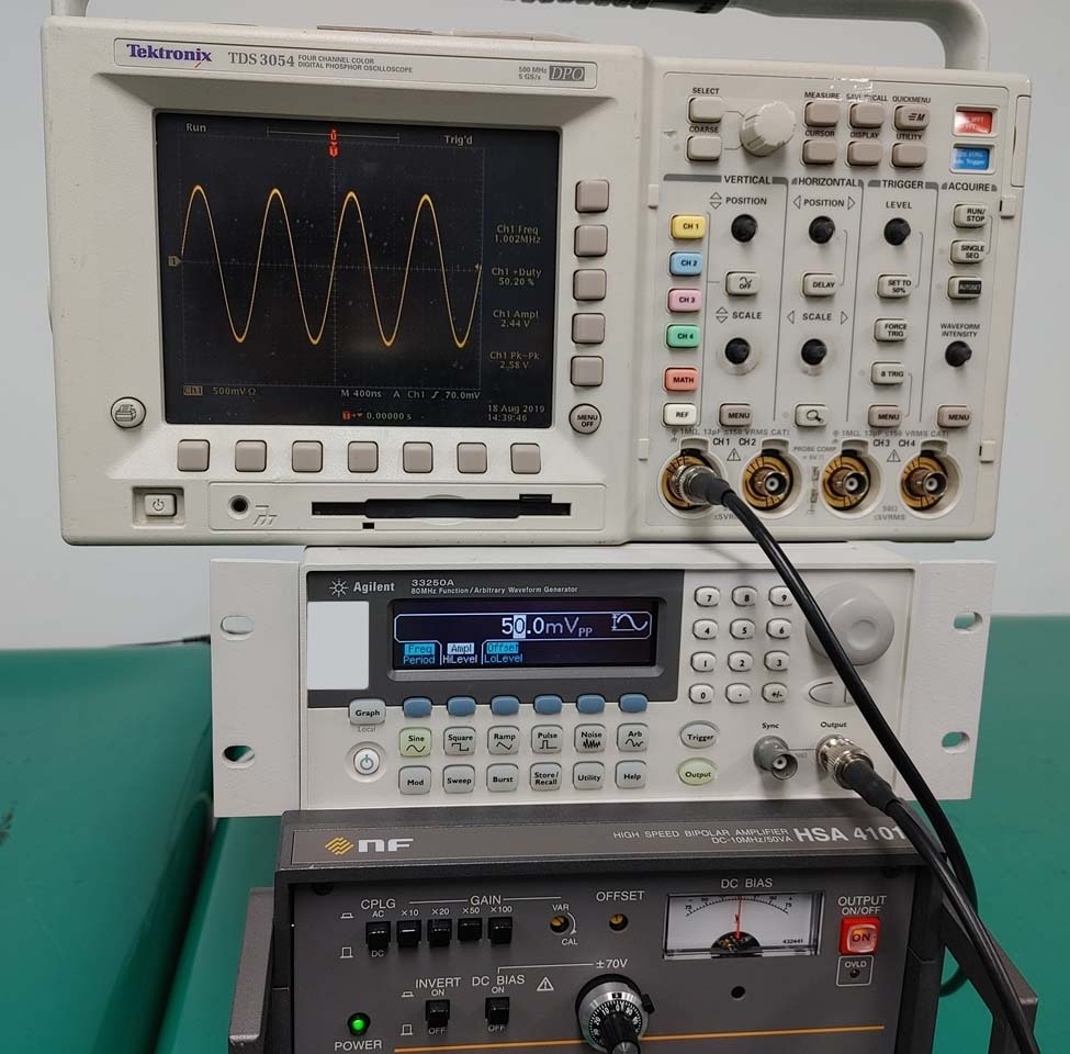 Photo Used NF ELECTRONIC INSTRUMENTS HSA 4101 For Sale