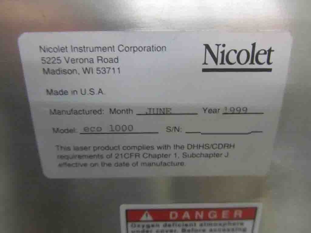 圖為 已使用的 NICOLET ECO-1000 待售