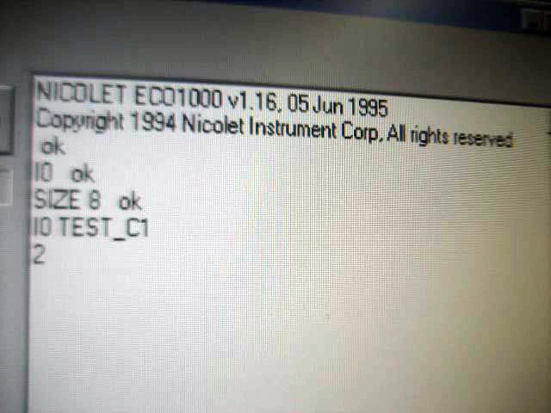 フォト（写真） 使用される NICOLET ECO-1000S 販売のために