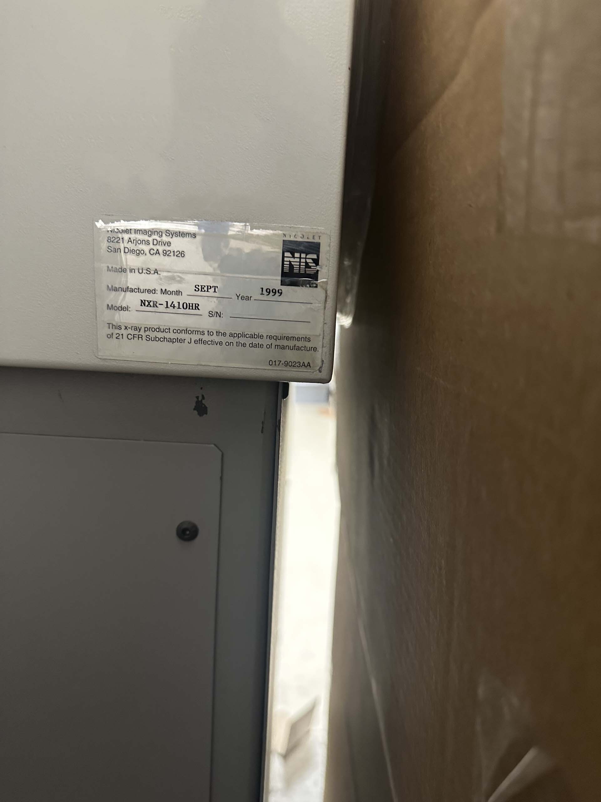 图为 已使用的 NICOLET NXR 1410HR 待售