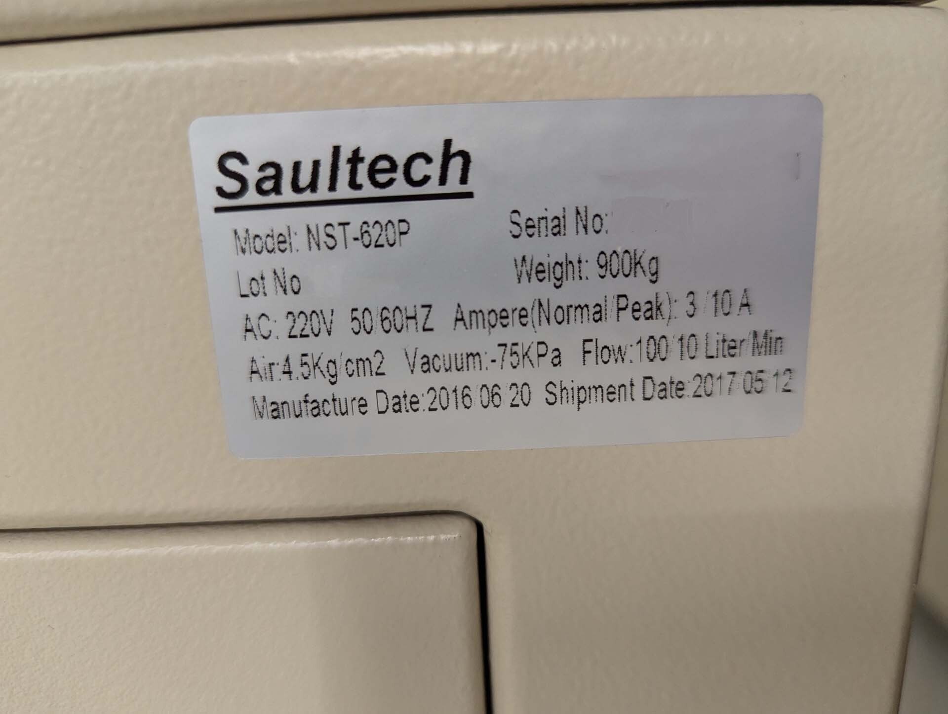 Foto Verwendet SAUL TECH NST 620P Zum Verkauf