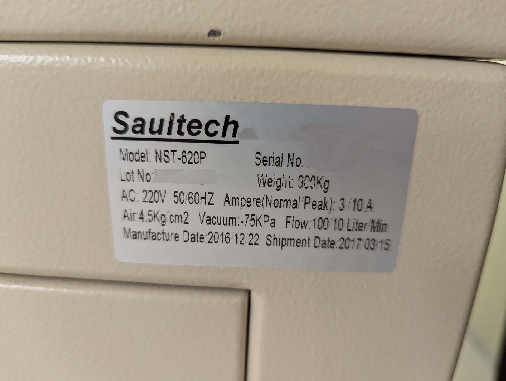 Foto Verwendet SAUL TECH NST 620P Zum Verkauf