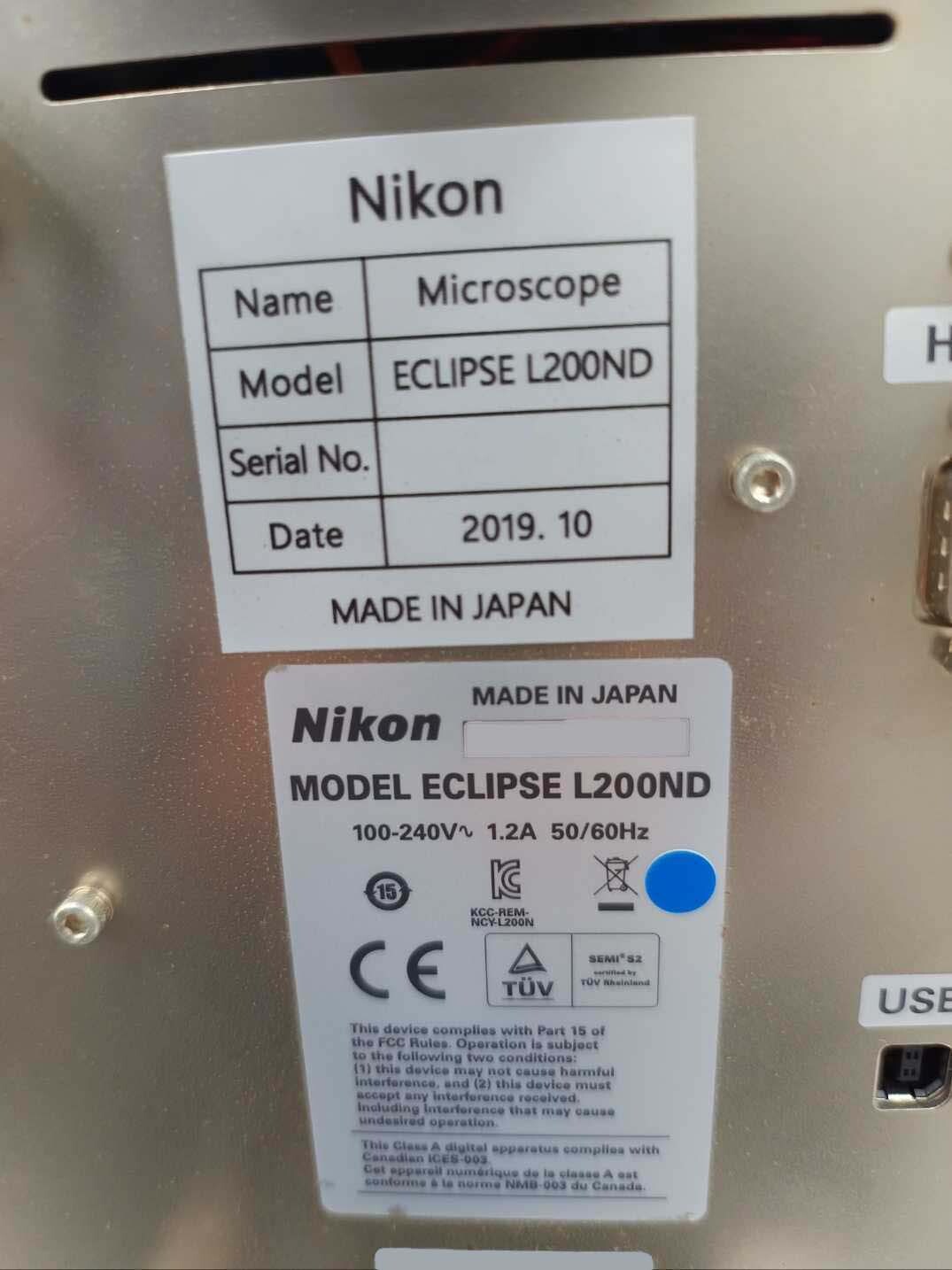 사진 사용됨 NIKON Eclipse L 200ND 판매용