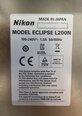 Photo Utilisé NIKON Eclipse L 200N À vendre
