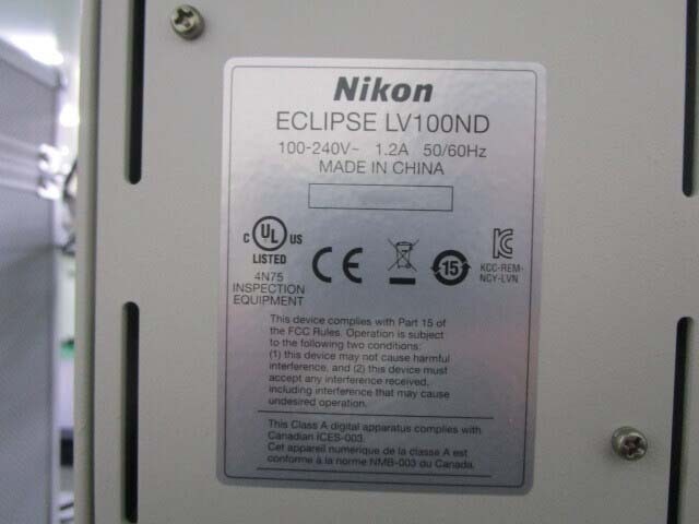 Photo Utilisé NIKON Eclipse LV 100 ND À vendre
