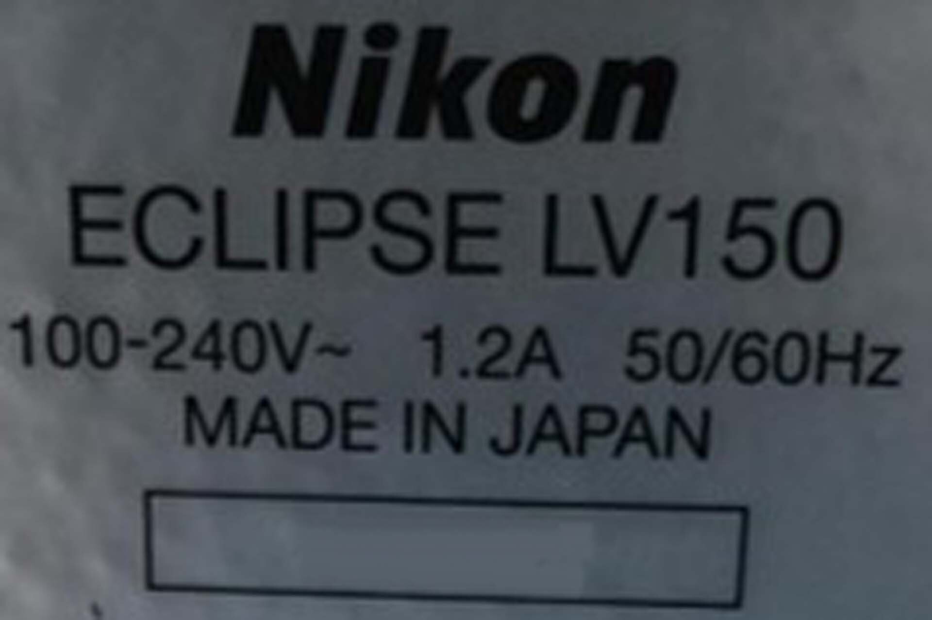 圖為 已使用的 NIKON Eclipse LV 150 待售