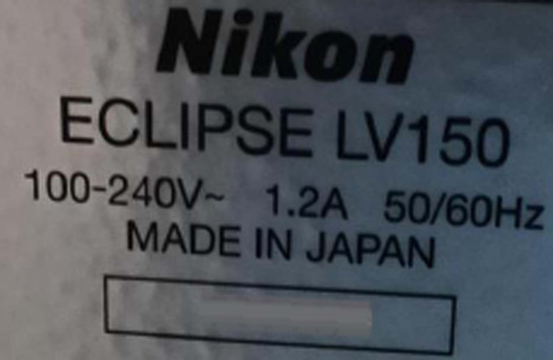 圖為 已使用的 NIKON Eclipse LV 150 待售