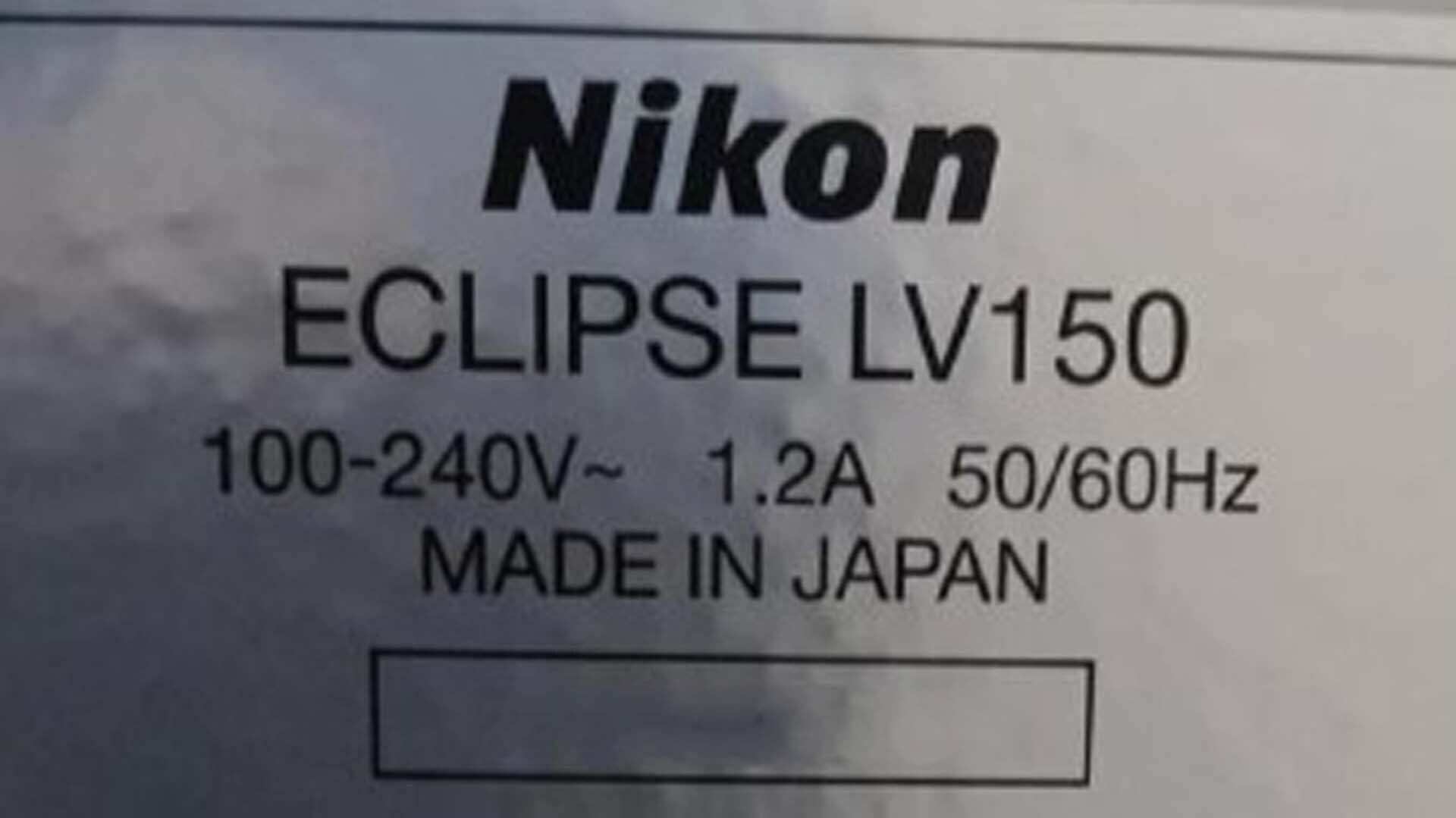 圖為 已使用的 NIKON Eclipse LV 150 待售