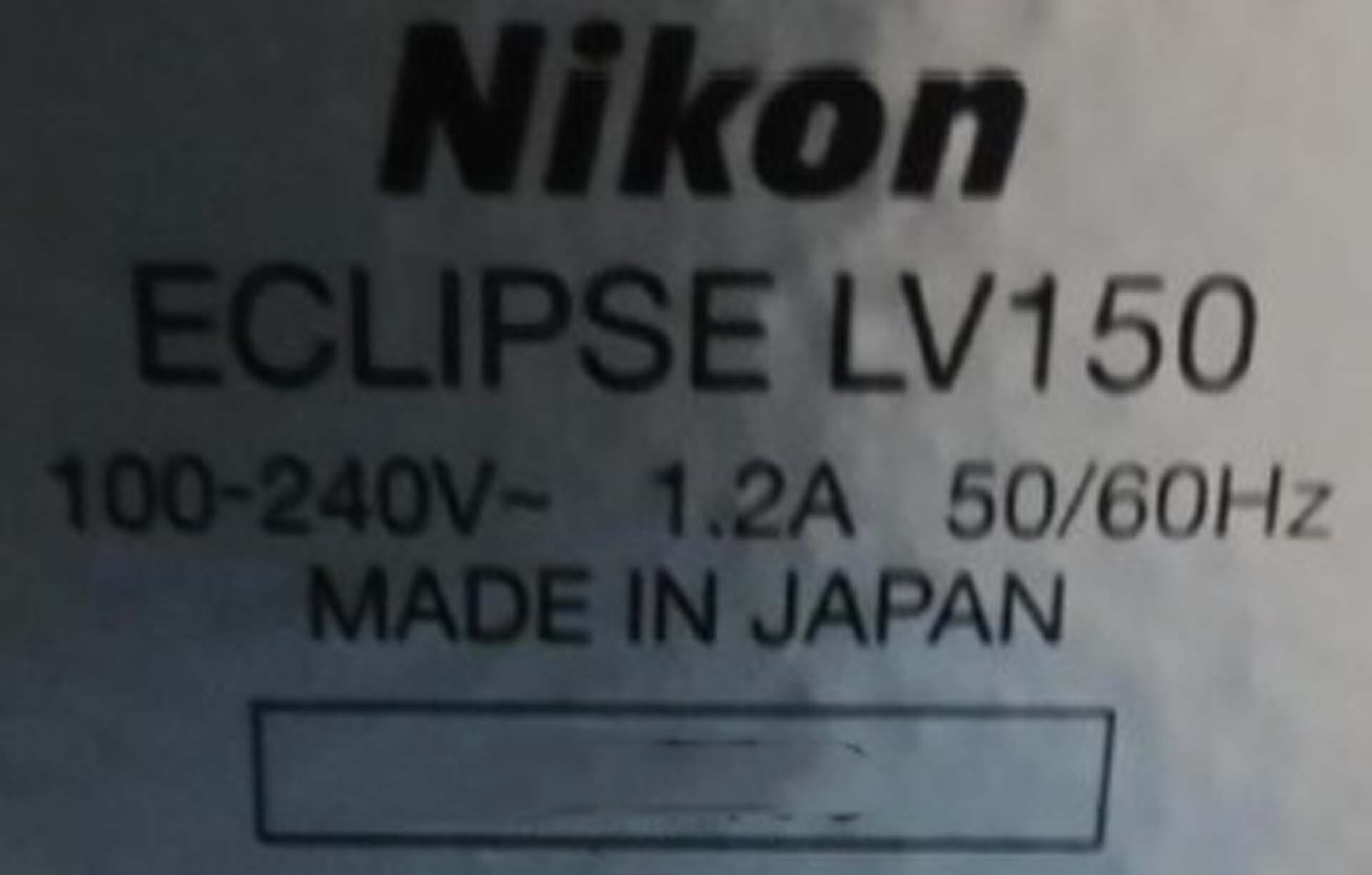圖為 已使用的 NIKON Eclipse LV 150 待售