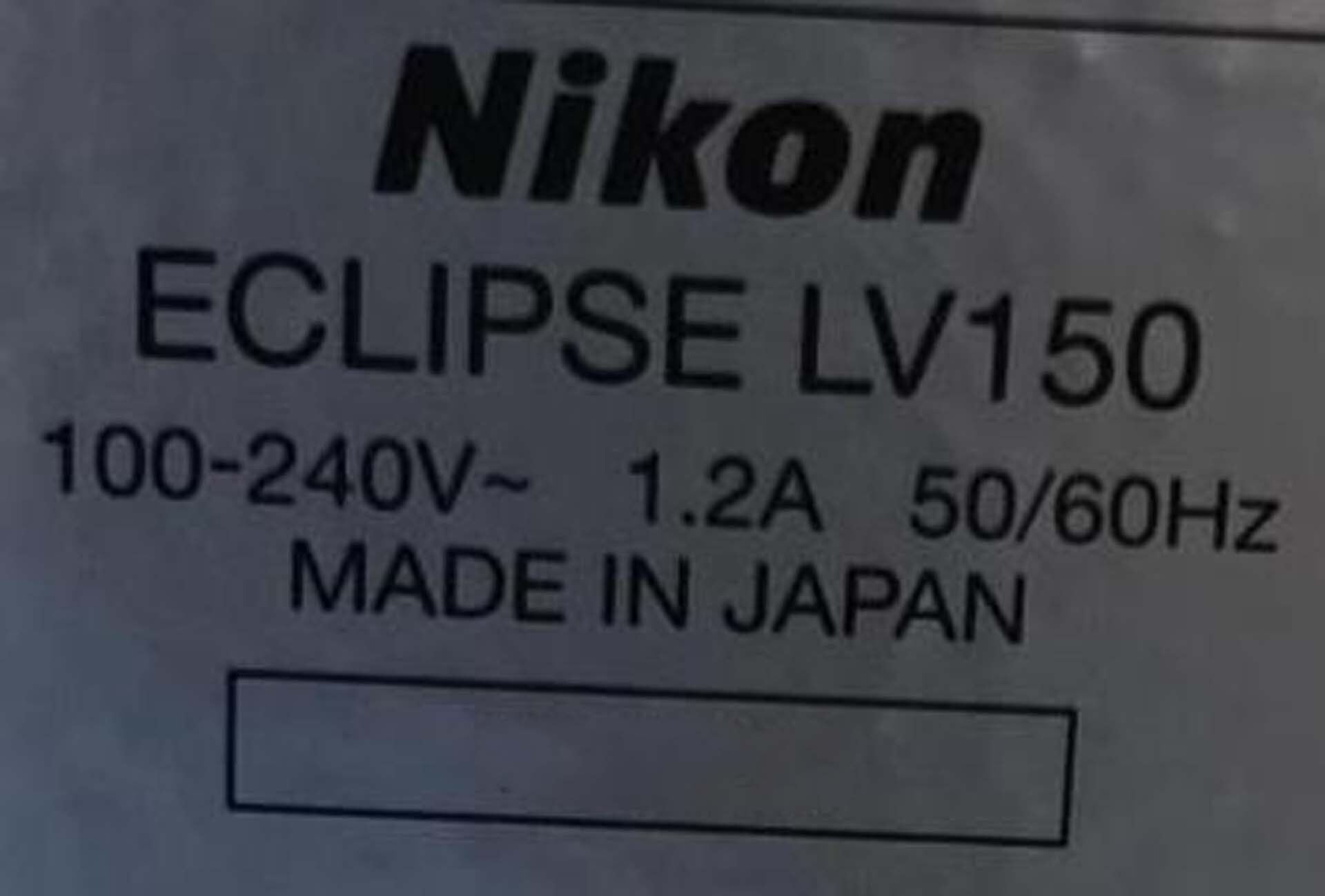圖為 已使用的 NIKON Eclipse LV 150 待售