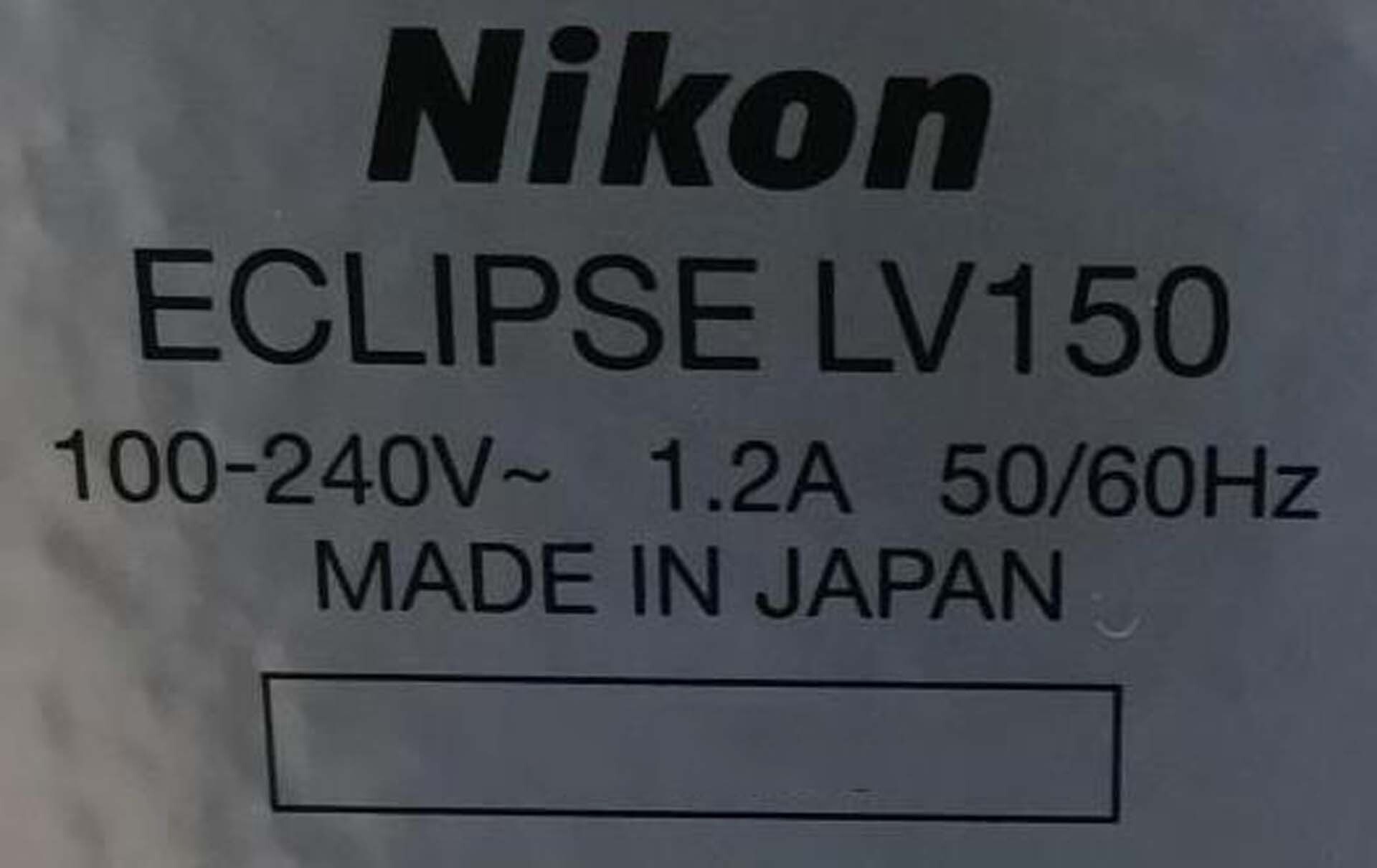圖為 已使用的 NIKON Eclipse LV 150 待售