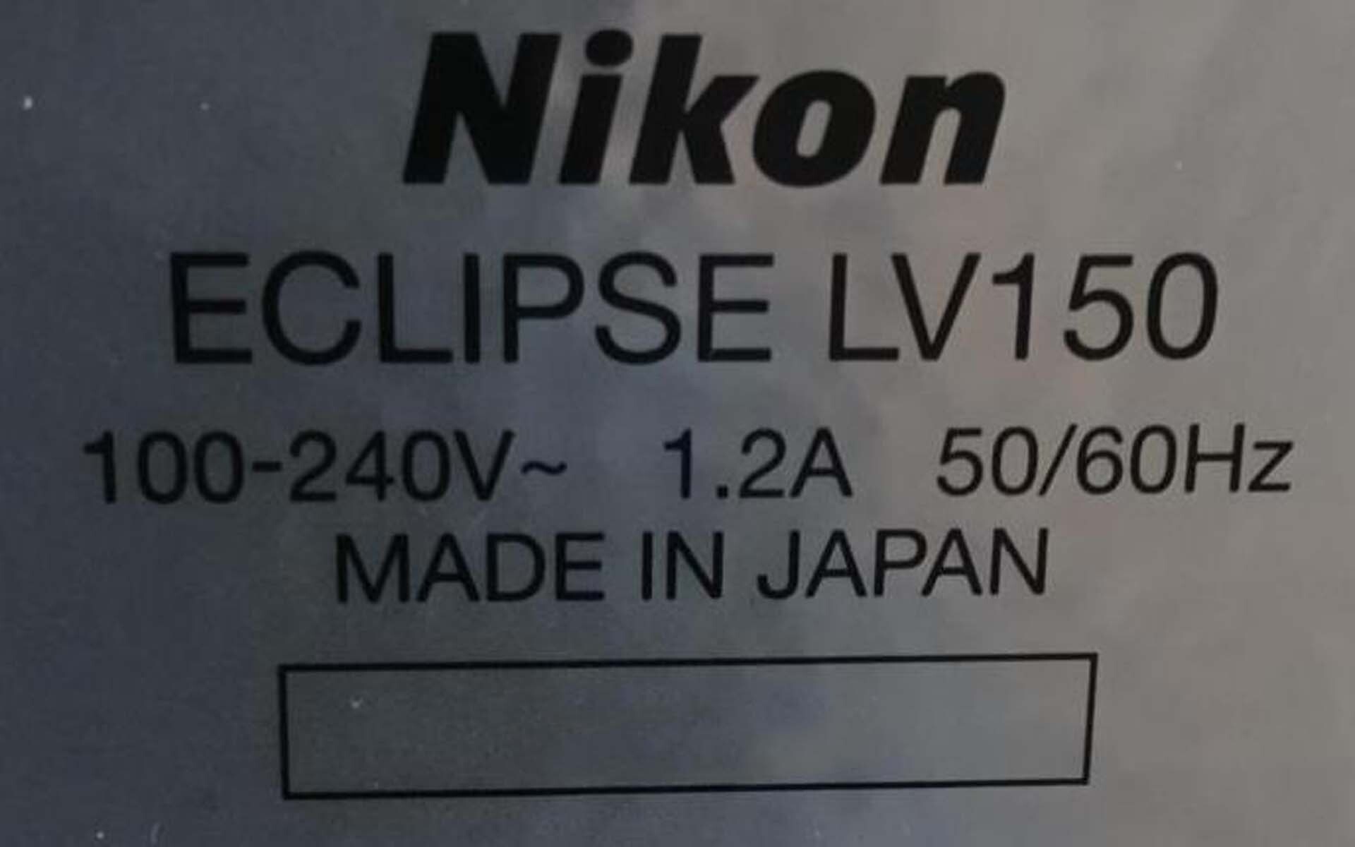 圖為 已使用的 NIKON Eclipse LV 150 待售