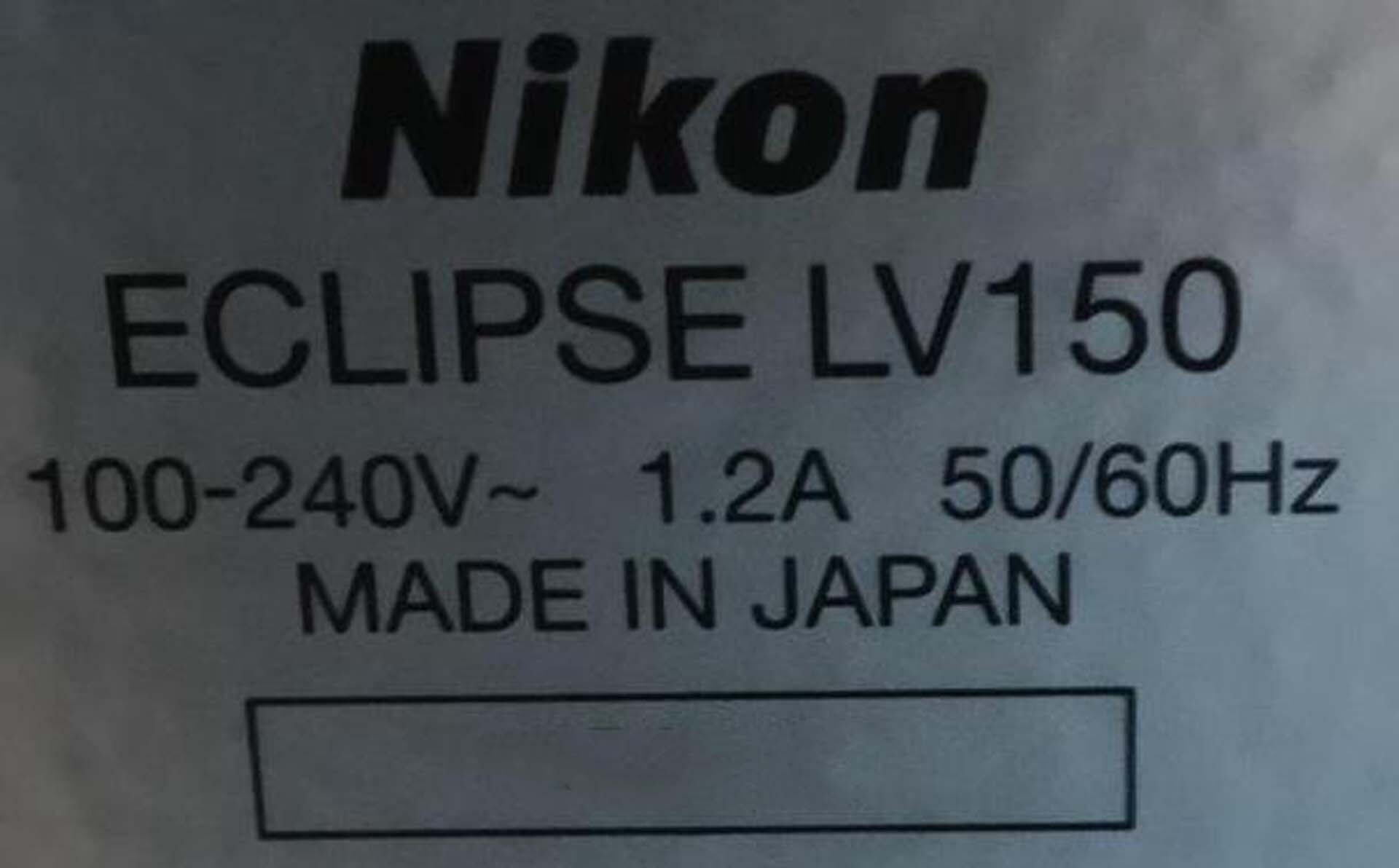 圖為 已使用的 NIKON Eclipse LV 150 待售