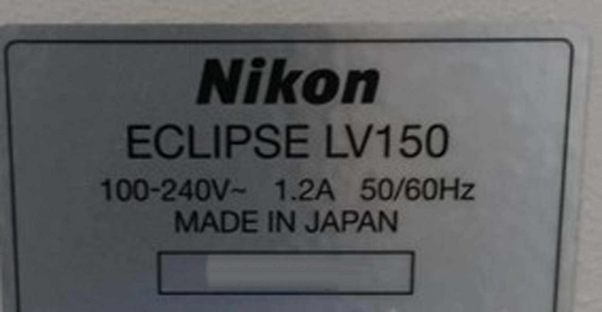 圖為 已使用的 NIKON Eclipse LV 150 待售