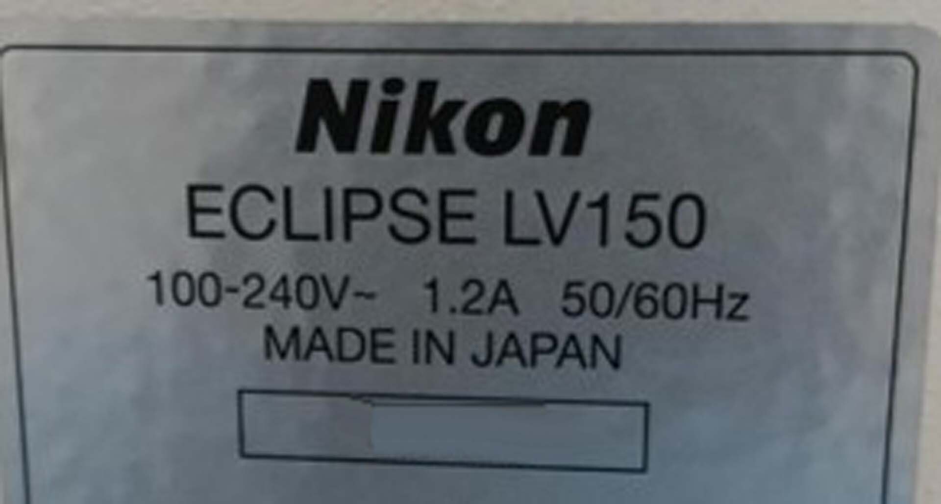 圖為 已使用的 NIKON Eclipse LV 150 待售