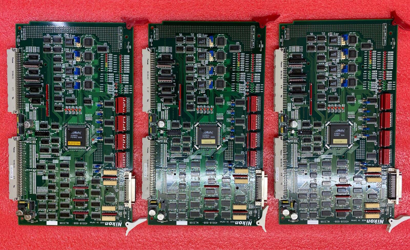 圖為 已使用的 NIKON Electronic boards for NSR S205C / 202 / 307 / 306 待售