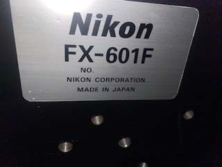 圖為 已使用的 NIKON FX-601F 待售