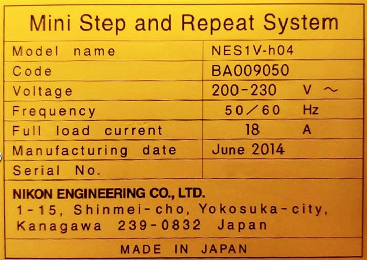 圖為 已使用的 NIKON NESIV H04 待售