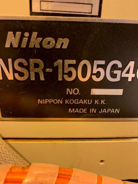 图为 已使用的 NIKON NSR 1505 G4C 待售