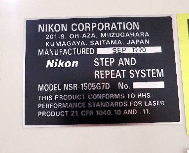 NIKON NSR 1505 G7D #9045469