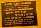 Photo Used NIKON NSR 2005 i12D For Sale