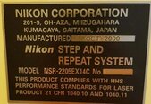 圖為 已使用的 NIKON NSR 2205 EX14C 待售