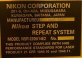 Photo Used NIKON NSR 2205 i14E2 For Sale