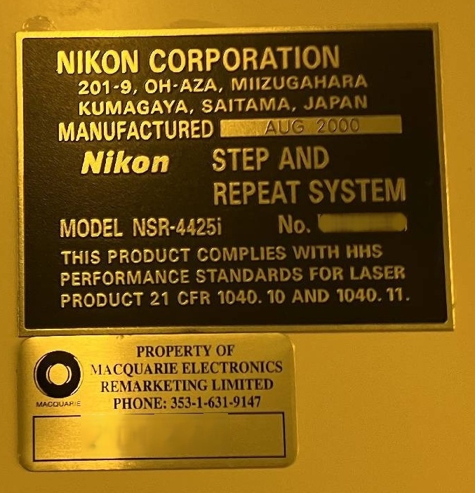 フォト（写真） 使用される NIKON NSR 4425i 販売のために
